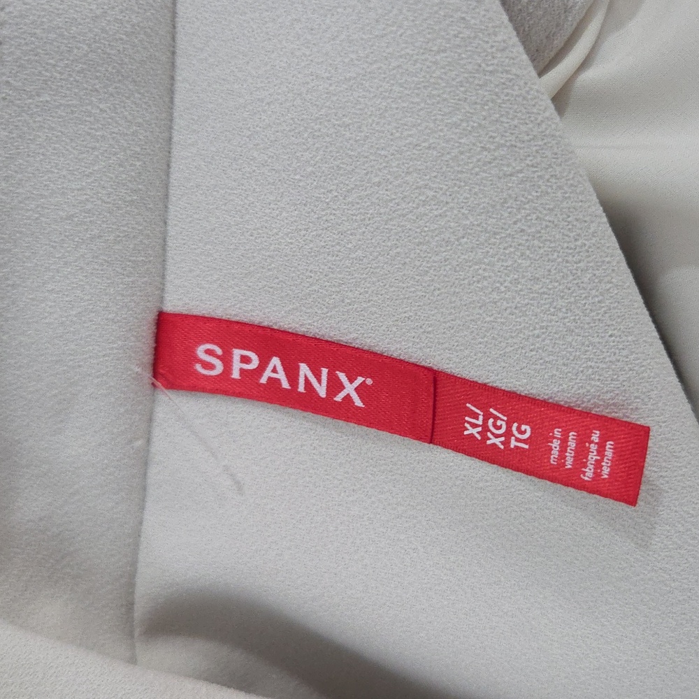 Spanx Opacity Crepe Wrap Blazer In Parchment Womens Size XL Minimalist - Picture 8 of 12